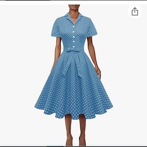 EUC WedTrend 1950s retro rockabilly dress Medium